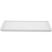 Rechteckige Keramik Schale Platte Weißes Porzellan Mund Wasser Tasse Tablett Badezimmer Lebendes Ablagefach Rechteckige Keramik Schale Platte Weißes Porzellan Mund Wasser Tasse Tablett Badezimmer Lebendes Ablagefach von TLILY