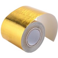 Reflektieren eine Gold--Tape Lufteinlass Waermedaemmung Schild Wickeln Reflektierende Hitzebarriere Selbstklebender Motor von TLILY