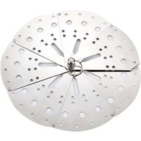 Rostfreier Verstellbarer Tropfendeckel Simmering Food Pot Cover Anti-ÜBerlauf-Schutzdeckel Dampfgarer Rostfreier Verstellbarer Tropfendeckel Simmering Food Pot Cover Anti-ÜBerlauf-Schutzdeckel Dampfgarer von TLILY
