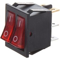 Rot Beleuchtet 6 Pin Dual-SPDT ON / OFF Boot Wippschalter AC 15A 250V 20A 125V von TLILY