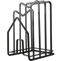 Schneide Brett Organizer Stand Halter Rack KüChe Arbeits Platte TöPfe Pfanne Deckel Flach Stahl von TLILY
