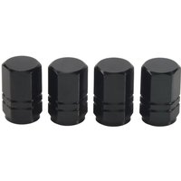 Tlily - Schwarz Reifen Luftventilkappen Fit Alle Schrader-Ventil (Packung mit 4) von TLILY