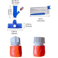 Schwimmbad Staubsauger Reinigung Tool Kit Teich Brunnen Pinsel Tragbare Pinsel-EU von TLILY