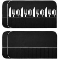 Silber Aufbewahrungstaschen Stoff Filz Besteck Organizer Anti Anlaufschutz 4 Stück Silber Aufbewahrungstaschen Stoff Filz Besteck Organizer Anti Anlaufschutz 4 Stück von TLILY