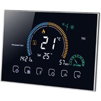 Smart Tuya Sprachsteuerung Programmierbarer Thermostat APP-Steuerung lcd Wasser-/Gaskesselheizung Schwarz WiFi Smart Tuya Sprachsteuerung Programmierbarer Thermostat APP-Steuerung lcd Wasser-/Gaskesselheizung Schwarz WiFi von TLILY