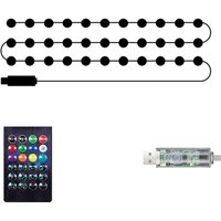 Smart led rgb Lichterkette Außendekoration diy Home Decor Lichter Lampe Wasserdicht Nacht Camping Licht-A von TLILY