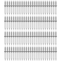 Sockelleiste Holz 100PCS Doppel-Kopf Gewinde Nahtlose Nagel Keine Spur Nägel Schafe Horn von TLILY