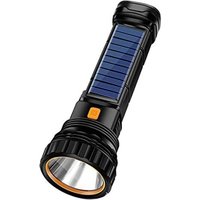 Tlily - Solar/Wiederaufladbare Multifunktions-LED-Taschenlampe, Wasserdicht, mit Notfall-Blitzlicht, USB-Ladekabel, Schnelles Aufladen von TLILY