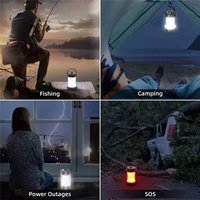 Solar-Campingzeltlampe LED-Notbeleuchtung Tragbare Laterne Scheinwerfer Akkulampen Taschenlampe - Solar-Campingzeltlampe LED-Notbeleuchtung Tragbare Laterne Scheinwerfer Akkulampen Taschenlampe - von TLILY