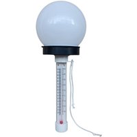 Solar -Schwimmbad -Thermometer mit LED -Farblicht für Pool -Teich -Spa - -Wassertherapeutikum Bad von TLILY