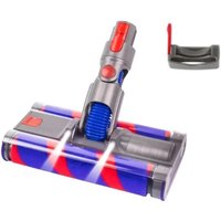 Tlily - Staubsaugermotor Bodenbürstenkopf Ersatz für V7 V8 V10 V11 V15 Weiche Doppelrolle mit LED-Licht Tlily - Staubsaugermotor Bodenbürstenkopf Ersatz für V7 V8 V10 V11 V15 Weiche Doppelrolle mit LED-Licht von TLILY