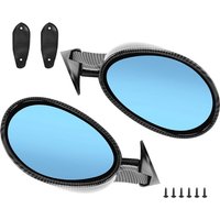 Tlily - Stil Links & Rechts Auto Klassische Retro Tür Flügel Seite Spiegel Rückspiegel Vintage Matt Universal Carbon Fiber Look Tlily - Stil Links & Rechts Auto Klassische Retro Tür Flügel Seite Spiegel Rückspiegel Vintage Matt Universal Carbon Fiber Look von TLILY