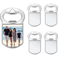 Sublimations-KüHlschrankmagnet-FlaschenöFfner-Rohlinge, Personalisierte Fotogeschenke, WäRmeüBertragung für Partygeschenke, Hochzeit, 5 StüCk Sublimations-KüHlschrankmagnet-FlaschenöFfner-Rohlinge, Personalisierte Fotogeschenke, WäRmeüBertragung für Partygeschenke, Hochzeit, 5 StüCk von TLILY