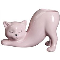 Süßer Katzenschwanz Blumentopf, Keramik Cartoon Tiere, Kaktustopf von TLILY