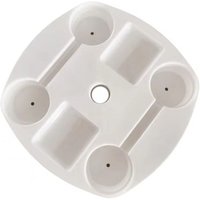 Terrassenschirm-Tischtablett, Outdoor-Sonnenschirm-Tischtablett mit 4 Getränkehaltern, Strandtisch, Outdoor-Sonnenschirm-Tisch, Strandtisch Terrassenschirm-Tischtablett, Outdoor-Sonnenschirm-Tischtablett mit 4 Getränkehaltern, Strandtisch, Outdoor-Sonnenschirm-Tisch, Strandtisch von TLILY