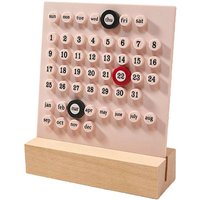 Tlily - Tischkalender aus Holz, Retro-Geschenke für Zuhause, Monats- und Datumsanzeige, Dekoration fürs Büro, Pink Tlily - Tischkalender aus Holz, Retro-Geschenke für Zuhause, Monats- und Datumsanzeige, Dekoration fürs Büro, Pink von TLILY
