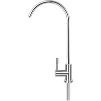 Tlily - 1/4 Küchenspüle Wasserhahn Wasserhahn Chrom Umkehrosmose Trinkwasserfilter Rotation Wasserhahn Schnellanschluss von TLILY