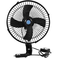 Tlily - 10 12V Auto Ventilator Einstellbare Drehzahl Oszillierende KüHlventilatoren mit Clip für Hause pkw von TLILY