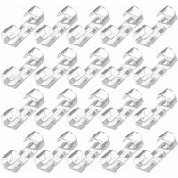 100PCS Kabel Clips Ordentlich Draht Halter Veranstalter Transparent von TLILY