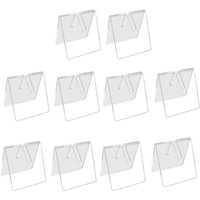 10PCS Klar Acryl Messer Klinge Display Stand Halter Klapp Halter Tasche Messer Schaufenster Rack von TLILY