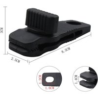 10Pcs Markise Seil Klemme Plane Clip Wiederverwendbare Zelt Krokodil Baldachin für Markisen Camping Schwarz von TLILY