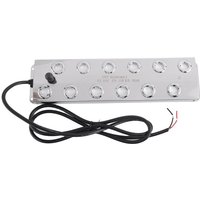Tlily - 12 Köpfe Nebel Maker Ultraschall Fogger Luftbefeuchter Wasser Brunnen Nebel Maschine Edelstahl von TLILY