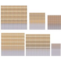 120-teiliges Titan-Bohrer-Set, HSS-Bits für Metall, Stahl, Holz, Kunststoff, Kupfer, Aluminiumlegierung, 1 mm bis 3,5 mm von TLILY