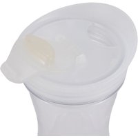Tlily - 2 StüCke 0.6L Kunststoff Wasser Karaffen mit WeißEn Flip Tab Deckeln - Lebensmittelechte und Recycelbare Bruchsichere KrüGe Saftglas von TLILY
