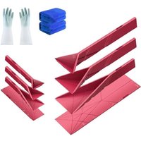 2 Stück Polygone, flache 3-in-1-Messlöffel, Polygonlöffel, flacher Polygonlöffel, flache Löffel a von TLILY