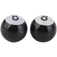 Tlily - 2 x . 8 Ball Motorrad Fahrradreifen Rad Vorbau Luftventil Staubkappenabdeckung von TLILY