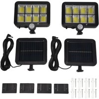 2000 Lumen 160 led Solar Wandleuchten IP65 wasserdicht verdrahtete Bewegung von TLILY