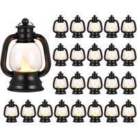 24Pcs Schwarz Elektronische Kerze Laterne Licht Flammenlose led Wohnkultur von TLILY