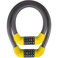 Tlily - 2PCS Universal Fahrradschlösser Anti-Diebstahl 5-stelliges Passwort Rennrad Sicherheit Stahldraht Locker Radfahren Vorhängeschloss von TLILY