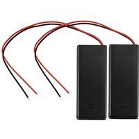 Tlily - 2Pcs 2xAAA 3V Batterien Battery Holder Case Box Draht ein/aus Schalter m Cover von TLILY
