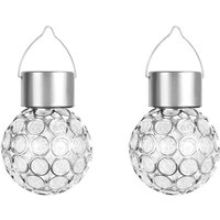 Tlily - 2Pcs Out Door Decor led Solar Lichter Outdoor Glas Kronleuchter Tlily - 2Pcs Out Door Decor led Solar Lichter Outdoor Glas Kronleuchter von TLILY