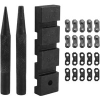 3-teiliges Taschen-Kettensägen-Unterbrecher-Set für die Reparatur von Kettensägen mit 10 Sets 0,325 Zoll Joiner Link Repair 3-teiliges Taschen-Kettensägen-Unterbrecher-Set für die Reparatur von Kettensägen mit 10 Sets 0,325 Zoll Joiner Link Repair von TLILY