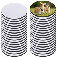 Tlily - 35Pcs Runde Sublimation Blank Untersetzer Tasse Matte Wärme Transfer Bahn von TLILY