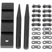 3-teiliges Taschen-Kettensägen-Unterbrecher-Set für die Reparatur von Kettensägen mit 10 Sets 0,325 Zoll Joiner Link Repair von TLILY