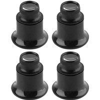 Tlily - 4 Einröhren-Lupe mit 20-facher Vergrößerung, Uhren- und Schmuckreparatur-Augenclipglas von TLILY