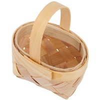 Tlily - 4 StüCke Mini Gewebter Korb mit Hochzeit BlumenmäDchen SüßIgkeiten Schokolade Geschenk Kasten Hochzeitsgeschenk von TLILY