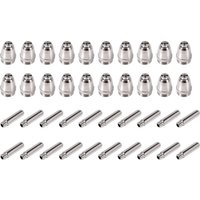 40Pcs AG60 Plasma Schneiden Taschenlampe Verbrauchs SG55 Cutter Kit 60A -60 Spitze Elektrode Düse 40Pcs AG60 Plasma Schneiden Taschenlampe Verbrauchs SG55 Cutter Kit 60A -60 Spitze Elektrode Düse von TLILY