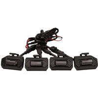 4PCS Auto led Front Grill Lichter Externe Lampe Rauch Zubehör von TLILY
