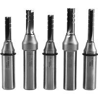 Tlily - 5 stücke 1/2 Schaft 3 Flöten mit Zähnen Schneiden Gerade Router Bit Fräser Holzbearbeitung cnc Fräser für Holz von TLILY