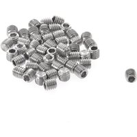 50Pcs M3X3Mm Edelstahl Innensechskant Set Cap Point Madenschrauben Silber von TLILY
