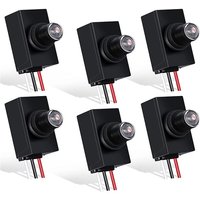 6 Packungen DäMmerungssensor für AußEnbeleuchtung 120-277 V Lichtschranke Fotozelle Lichtsensor von TLILY
