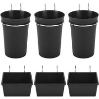 6 Sets Pegboard Bins Tassen mit Haken, Haken-Sortiment, für die Organisation von Getränkehaltern 6 Sets Pegboard Bins Tassen mit Haken, Haken-Sortiment, für die Organisation von Getränkehaltern von TLILY