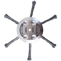 Tlily - 6--Stahl-Rasentrimmerkopf 6--Freischneider-Draht-Unkrautklinge für Garten-Rasentrimmerkopf-RasenmäHer-Elektrowerkzeug von TLILY