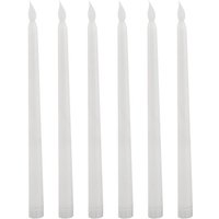 6-teilige LED-Kerzen zum Abendessen, flackernde, flammenlose, konische von TLILY