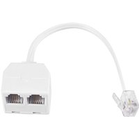 6P2C RJ11-Stecker auf Buchse 2 Wege Telefon Splitter Konverter Kabel von TLILY