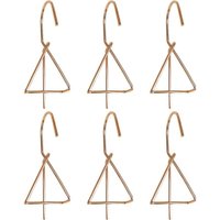 6PCS Terrakotta Töpfe Kleiderbügel Blumentopf Kleiderbügel Haken Rose Gold 6PCS Terrakotta Töpfe Kleiderbügel Blumentopf Kleiderbügel Haken Rose Gold von TLILY